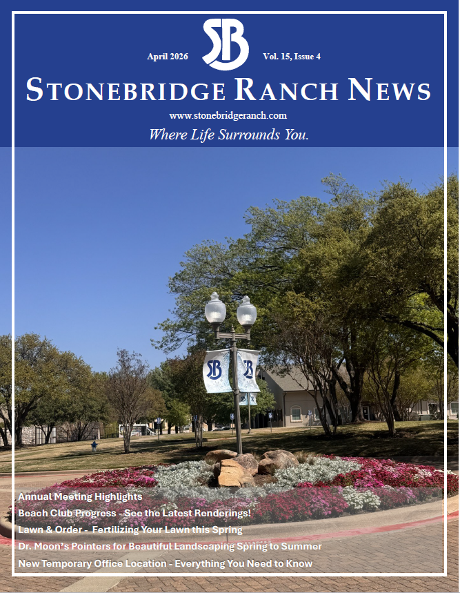 Stonebridge Ranch News Magazine Cover - April 2026