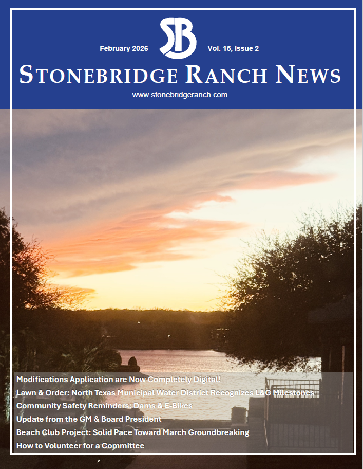 Stonebridge Ranch News Magazine Cover February 2026